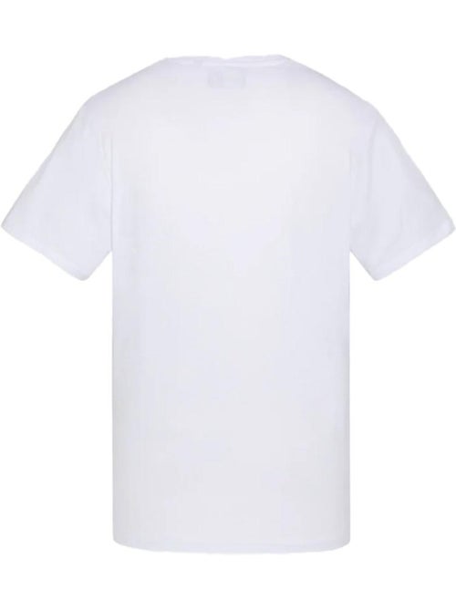 T-Shirt Branco Bordado Schott para Homem - Kiabi