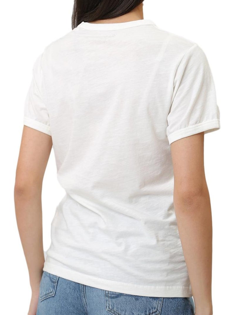 T-shirt Branco Cala Pepe Jeans para Mulher Branco - Kiabi