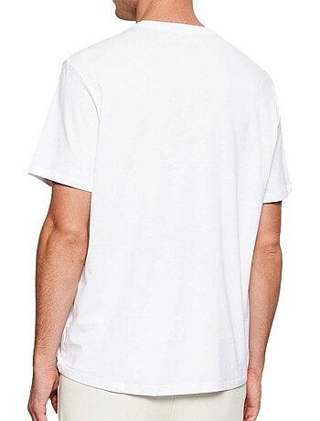 T-shirt calvin klein jeans micro 30s azul para homem