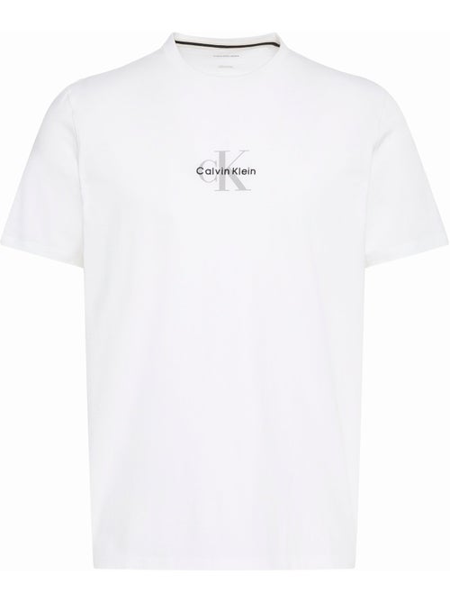 T-Shirt Branco Calvin Klein Jeans Micros para Homem - Kiabi