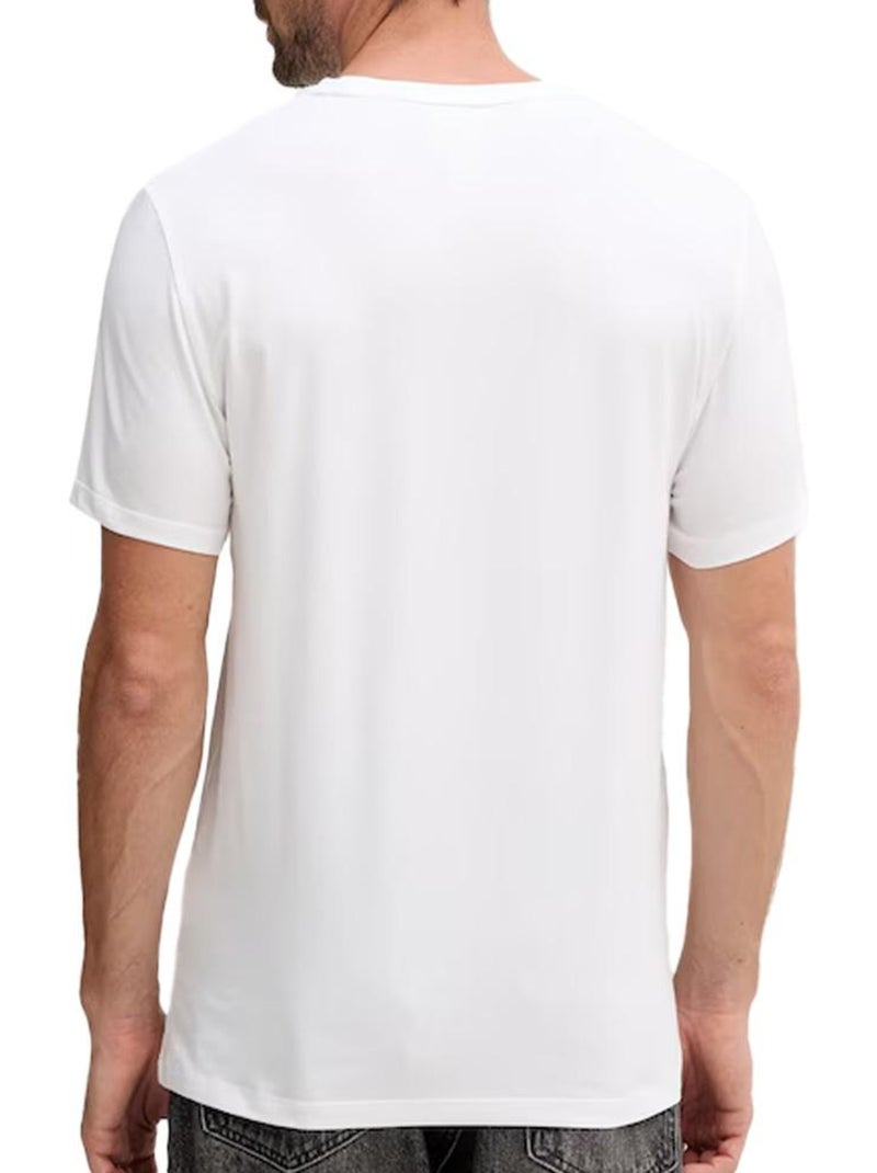 T-Shirt Branco Calvin Klein Jeans para Homem LV04LC240G Branco - Kiabi