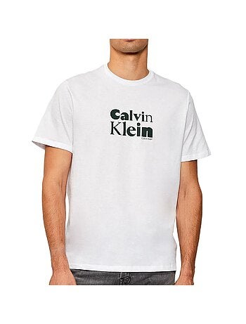 T-Shirt Branco Calvin Klein Jeans para Homem LV04RD820G
