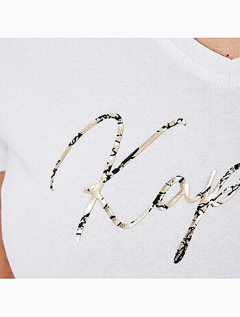 T-shirt branco feminino kaporal 3w11