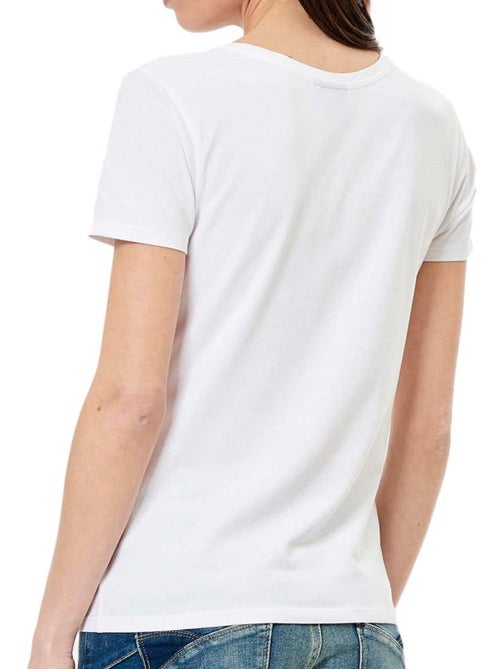T-shirt Branco Feminino Kaporal 3W11 - Kiabi T-shirt Branco Feminino Kaporal 3W11 - Kiabi