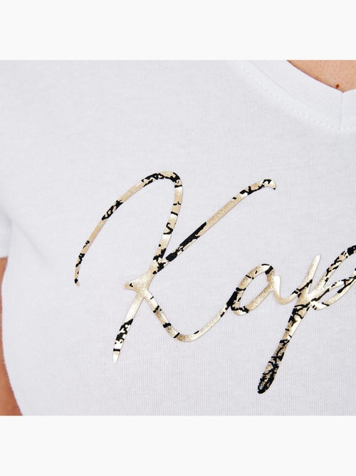 T-shirt Branco Feminino Kaporal 3W11 - Kiabi T-shirt Branco Feminino Kaporal 3W11 - Kiabi