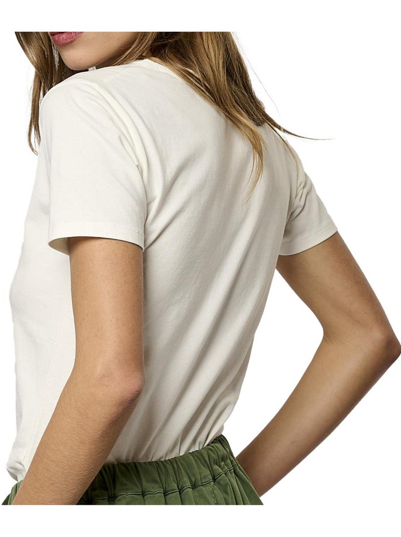 T-shirt Branco Feminino Kaporal EMELE Branco - Kiabi