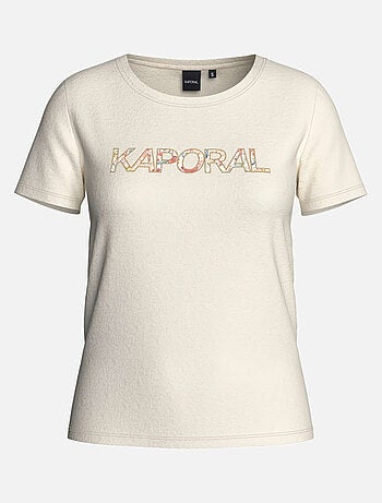 T-shirt Branco Feminino Kaporal FANJOE
