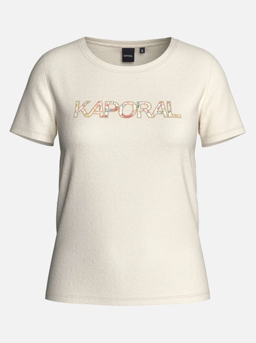 T-shirt Branco Feminino Kaporal FANJOE - Kiabi T-shirt Branco Feminino Kaporal FANJOE - Kiabi
