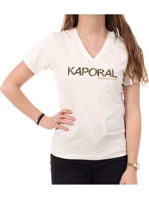 T-shirt Branco Feminino Kaporal Frank - Kiabi T-shirt Branco Feminino Kaporal Frank - Kiabi