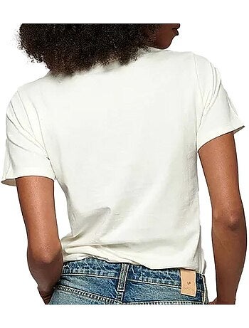 T-shirt kaporal signe cinzento para mulher