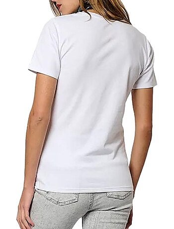T-shirt Branco Feminino Kaporal VAPORE25