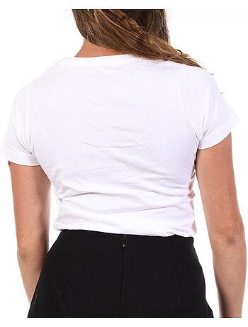 T-shirt branco feminino pepe jeans pl5000200