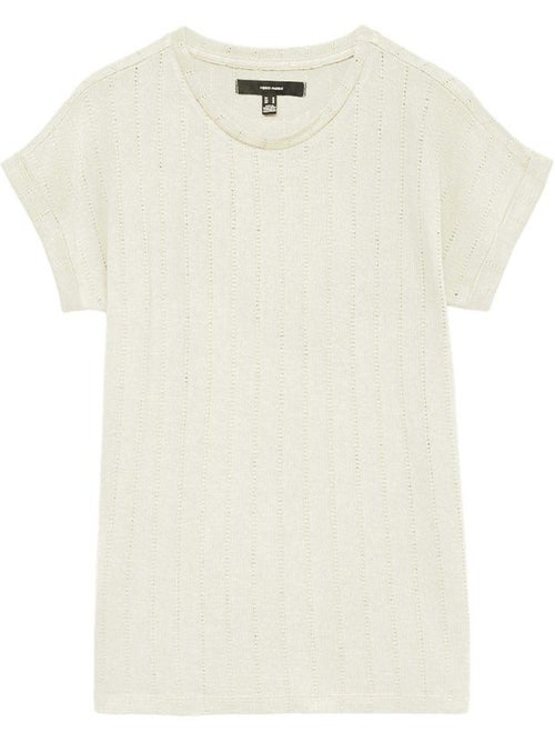 T-Shirt Branco Feminino Vero Moda Brian - Kiabi T-Shirt Branco Feminino Vero Moda Brian - Kiabi
