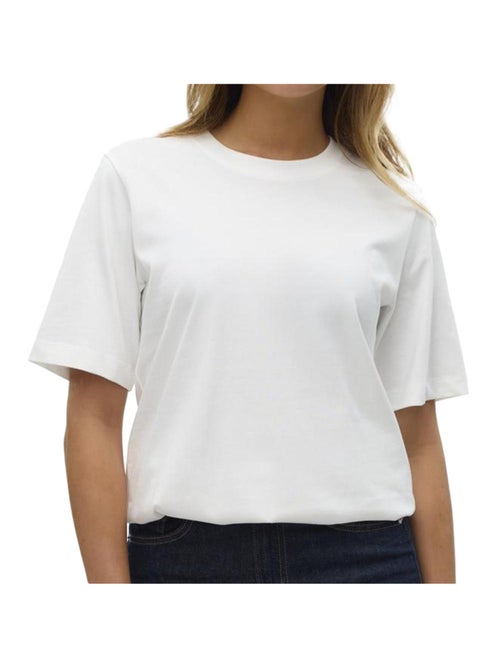 T-shirt Branco Feminino Vero Moda Demi - Kiabi T-shirt Branco Feminino Vero Moda Demi - Kiabi