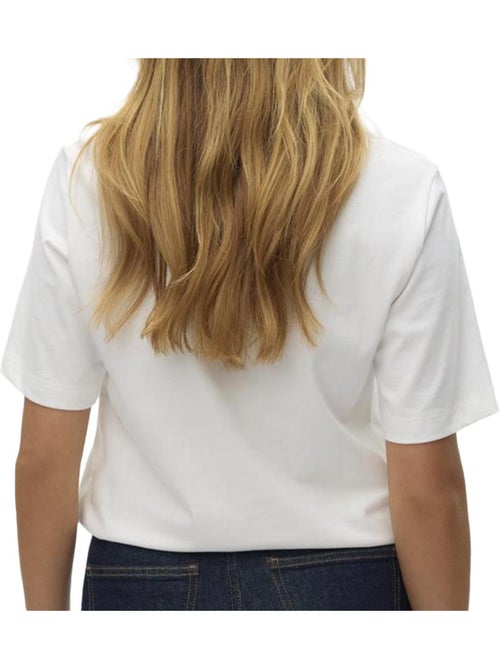 T-shirt Branco Feminino Vero Moda Demi - Kiabi T-shirt Branco Feminino Vero Moda Demi - Kiabi