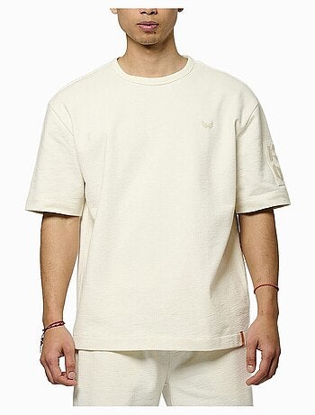 T-shirt branco kaporal baira para homem