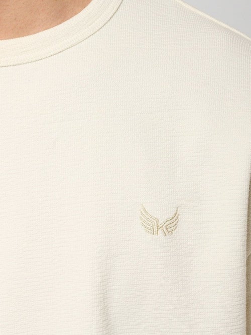 T-shirt branco kaporal baira para homem - Kiabi T-shirt branco kaporal baira para homem - Kiabi