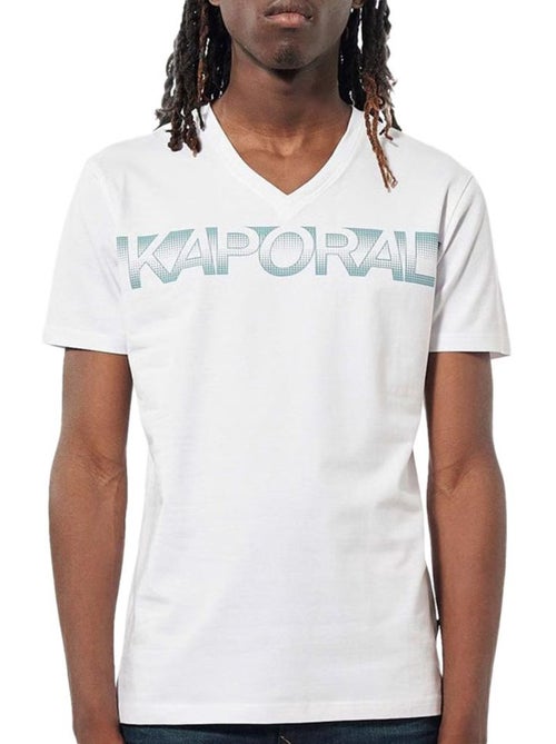 T-Shirt Branco Kaporal BART para Homem - Kiabi T-Shirt Branco Kaporal BART para Homem - Kiabi