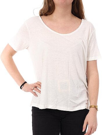 T-Shirt Branco Kaporal FILIP para Mulher
