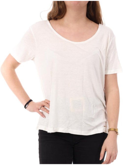 T-Shirt Branco Kaporal FILIP para Mulher - Kiabi T-Shirt Branco Kaporal FILIP para Mulher - Kiabi