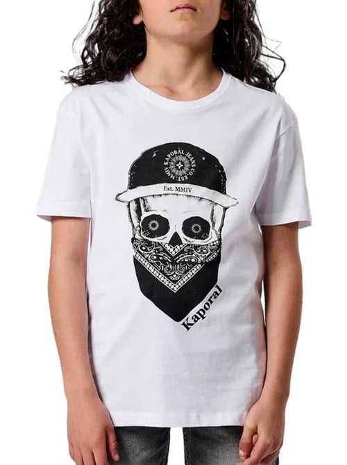 T-shirt Branco Kaporal Onie para Rapaz - Kiabi T-shirt Branco Kaporal Onie para Rapaz - Kiabi