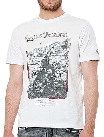 T-Shirt Branco Kaporal RAZI para Homem