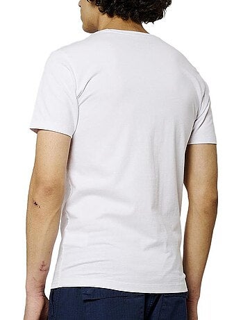 T-shirt branco kaporal ryzz para homem