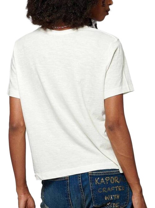 T-shirt Branco Kaporal SALTO para Mulher - Kiabi T-shirt Branco Kaporal SALTO para Mulher - Kiabi