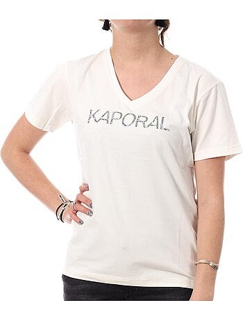 T-shirt Branco Kaporal SELIVH para Mulher