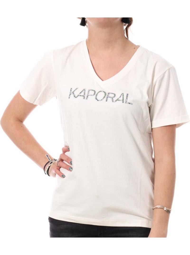 T-shirt Branco Kaporal SELIVH para Mulher Branco - Kiabi