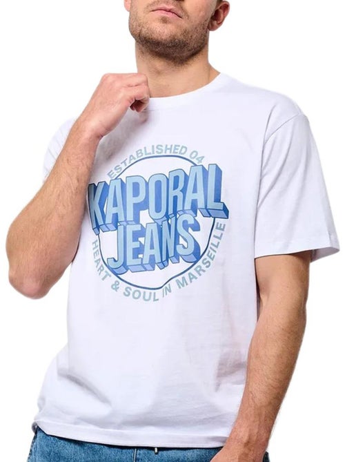 T-shirt branco kaporal tyler para homem - Kiabi T-shirt branco kaporal tyler para homem - Kiabi