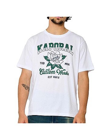 T-Shirt Branco Kaporal VALEN para Homem