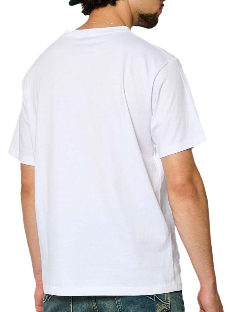 T-Shirt Branco Kaporal VALEN para Homem Branco - Kiabi