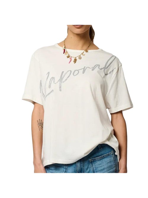 T-Shirt Branco Kaporal VORD para Mulher - Kiabi