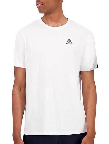 T-Shirt Branco Le Coq Sportif Heritage N°1 para Homem