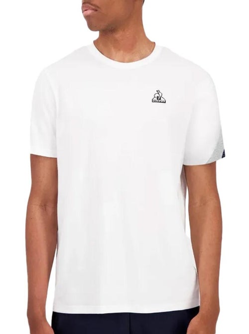 T-Shirt Branco Le Coq Sportif Heritage N°1 para Homem - Kiabi