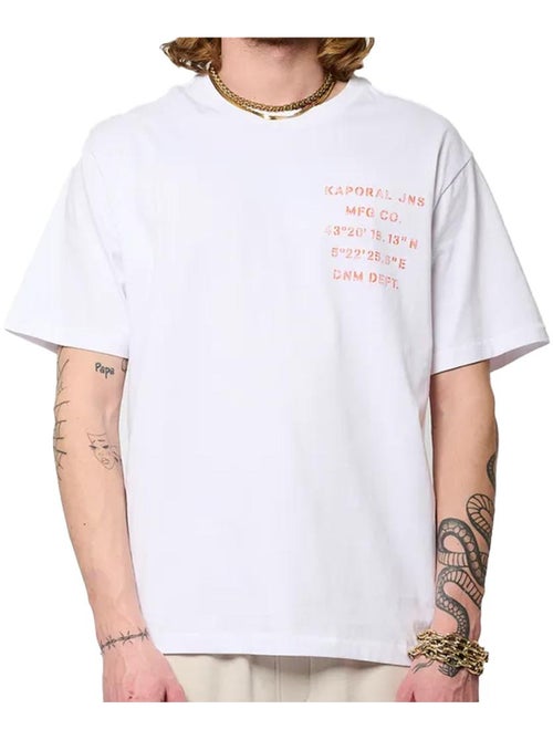 T-Shirt Branco Masculino Kaporal BARKH - Kiabi T-Shirt Branco Masculino Kaporal BARKH - Kiabi