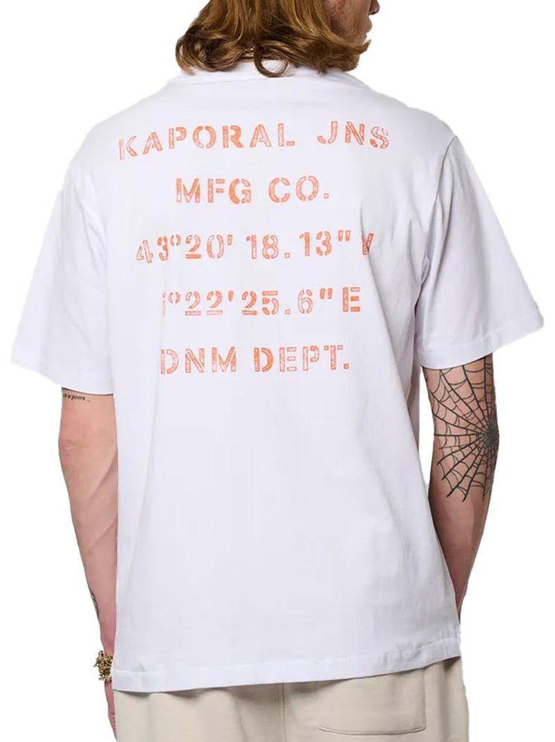 T-Shirt Branco Masculino Kaporal BARKH Branco - Kiabi