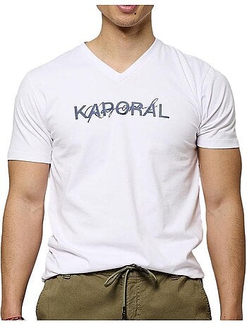 T-shirt Branco Masculino Kaporal RALY