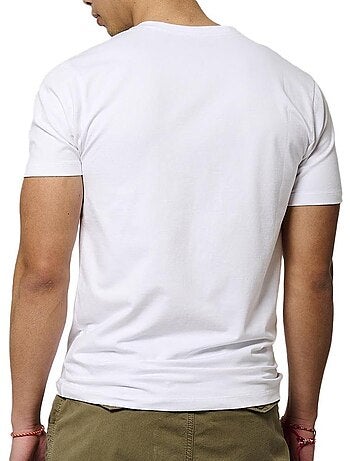 T-shirt branco masculino kaporal raly