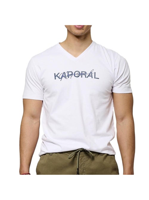 T-shirt Branco Masculino Kaporal RALY - Kiabi