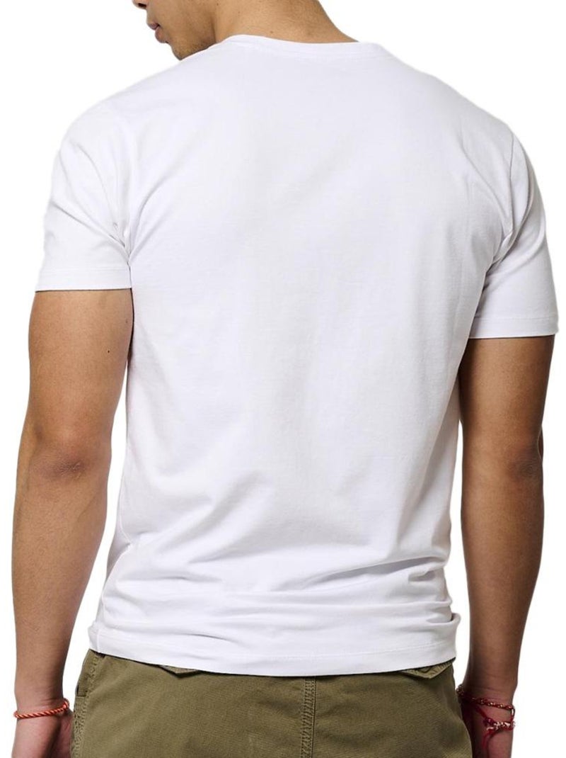 T-shirt Branco Masculino Kaporal RALY Branco - Kiabi