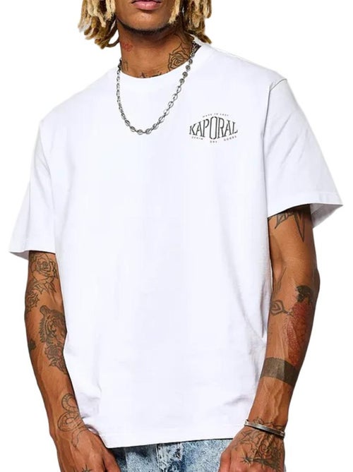 T-shirt Branco Masculino Kaporal VICENH - Kiabi T-shirt Branco Masculino Kaporal VICENH - Kiabi