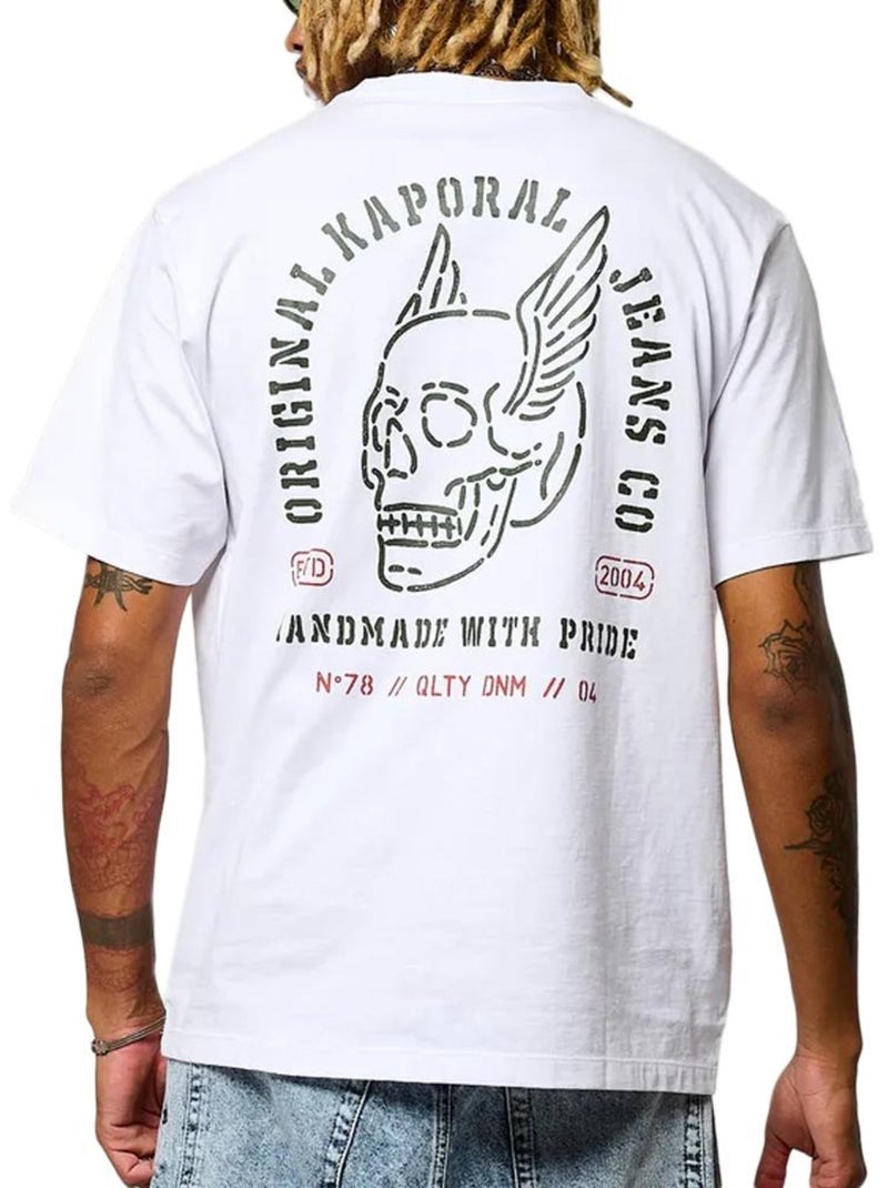 T-shirt Branco Masculino Kaporal VICENH Branco - Kiabi