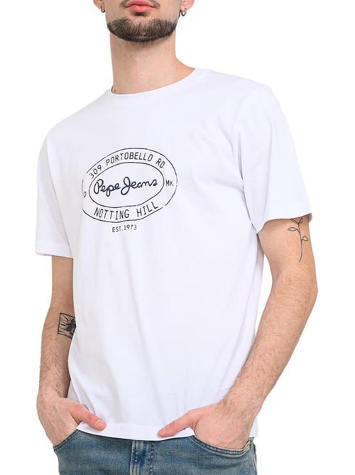 T-Shirt Branco Masculino Pepe Jeans Originals - Kiabi T-Shirt Branco Masculino Pepe Jeans Originals - Kiabi