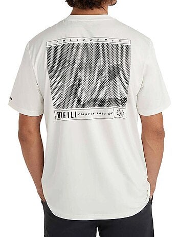 T-shirt branco o'neill polygienes para homem