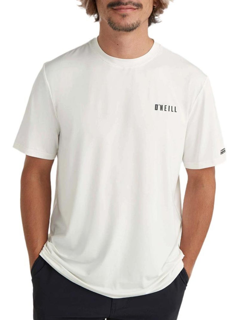 T-Shirt Branco O'Neill Polygienes para Homem Branco - Kiabi