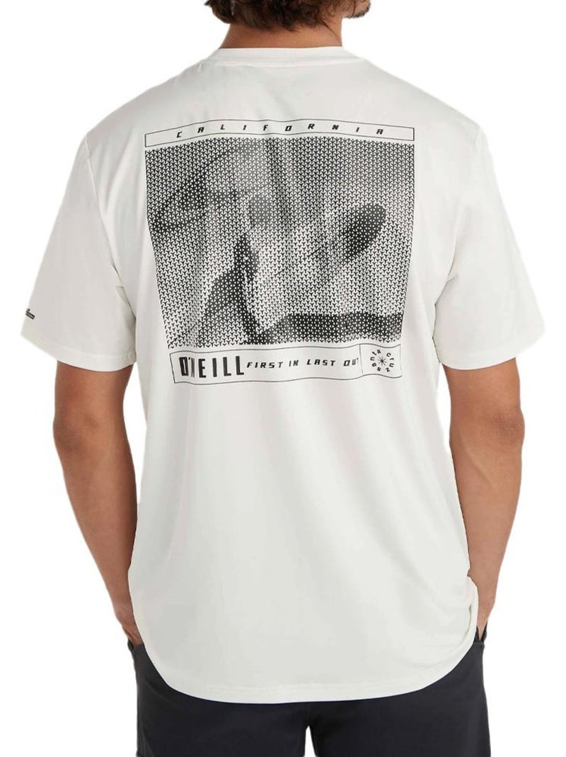 T-Shirt Branco O'Neill Polygienes para Homem Branco - Kiabi