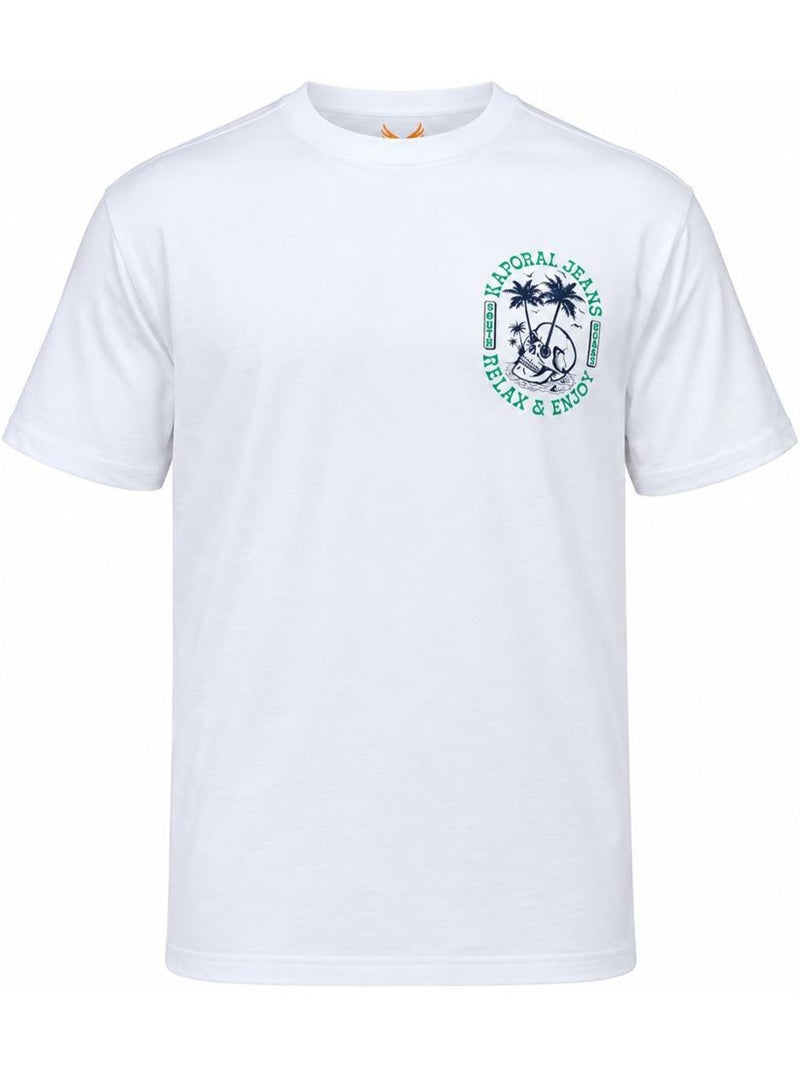 T-shirt branco para homem kaporal till Branco - Kiabi