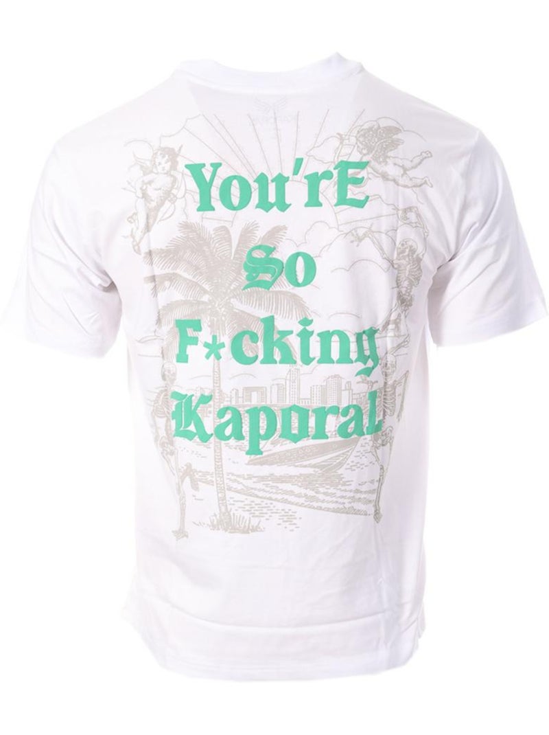 T-Shirt Branco para Homem Kaporal TORINH25M11 Branco - Kiabi